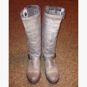 Frye Boots (Distressed Gray)