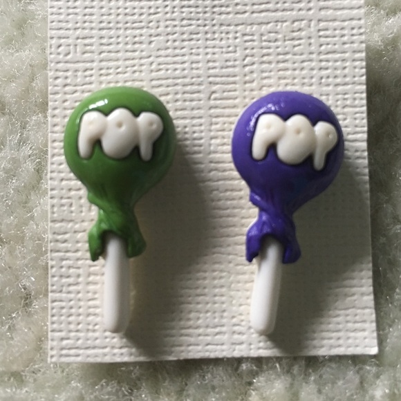 Super cute lollipop earrings - Picture 3 of 3