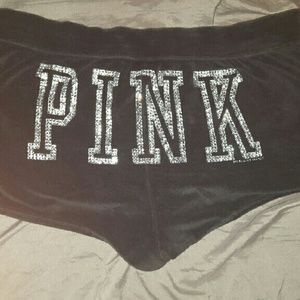 Victoria secret pink bling shorts