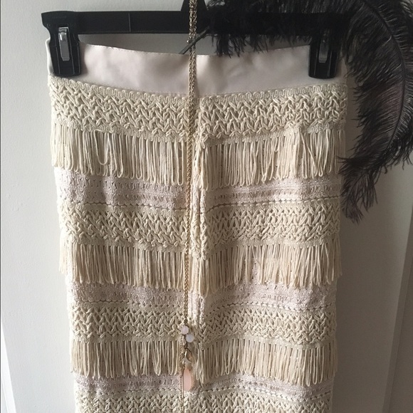 Francesca's 20's style Fringe Skirt!