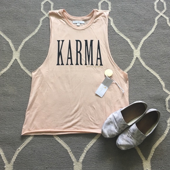 Spiritual Gangster Karma muscle top