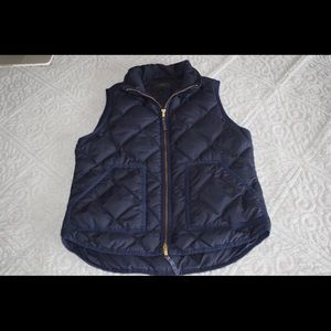 J. Crew Quilted Down Vest