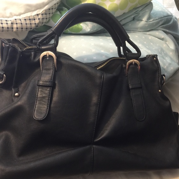 Black handbag