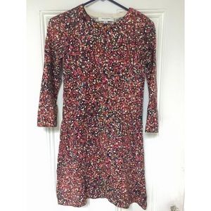 Isaac Mizrahi floral 3-quarter sleeve dress