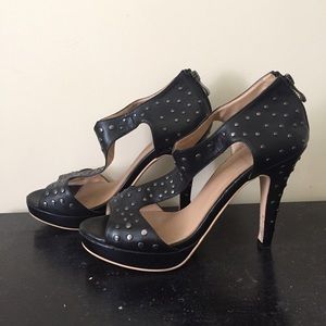 Charlotte Ronson studded black heels