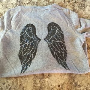 Victoria secret sequin angel wing hoodie