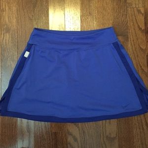Blue Nike Dri-fit tennis skirt