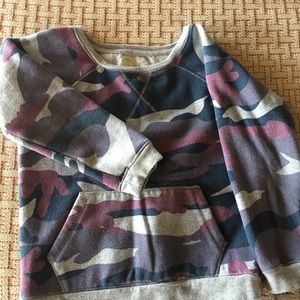 Girls Camo sweatshirt