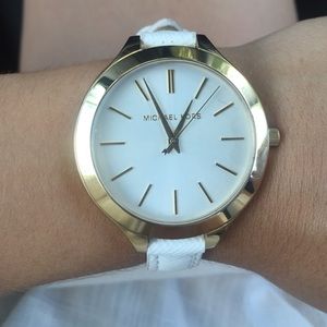 Leather Michael Kors Watch