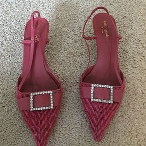 Kate spade kitten heal sling back shoes