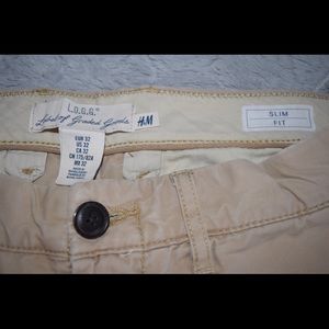 H&M U.S. Size 32 Slim Fit Pants