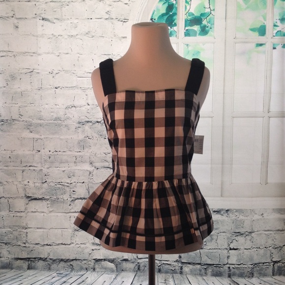 Kate Spade gingham top