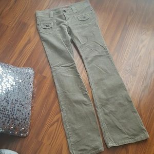 Gray/Olive green Corduroy Pants