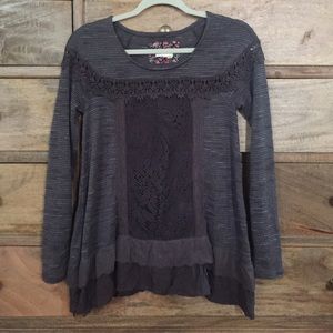 A XS sweater from Anthropologie! Super cute.