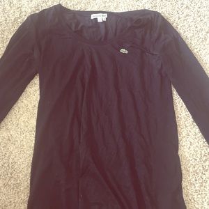Lacoste black long sleeve