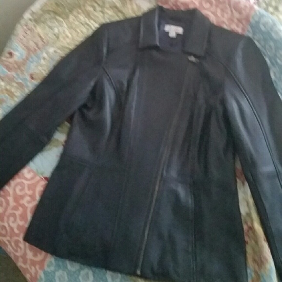 Denim and Company  Premium Leather Coat