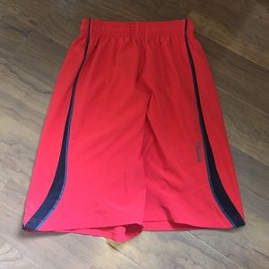Reebok basketball shorts Red SZ Men's Small