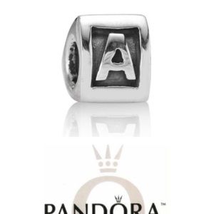 Letter A Pandora charm