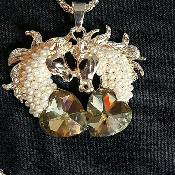 Statement Horse Pendent Necklace