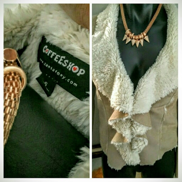 ~ Cute Wool/fur Jacket ~ - Picture 3 of 3