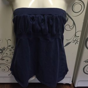 Navy tube top