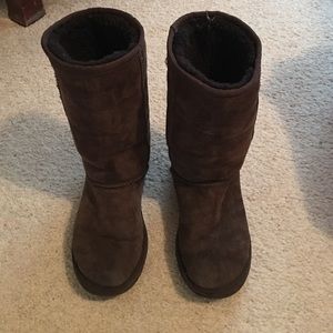 Brown Tall UGG boots