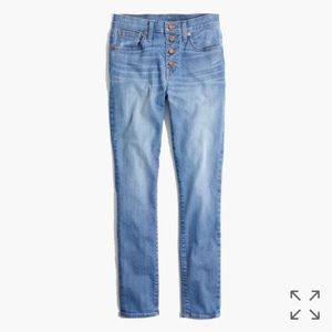 ISO madewell 9" high-rise skinny jeans