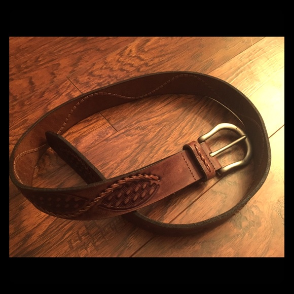 Women's Tommy Bahama Brown Leather Belt