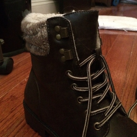 50% off JustFab Shoes - Brown Boots size 8 1/2 from Amey's