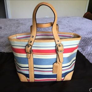 COACH Multi Stripe Mini Bag