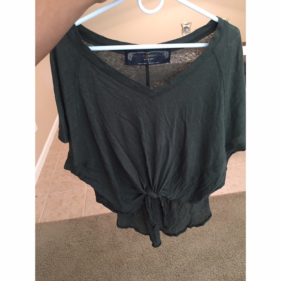 Free people olive colored top - Picture 3 of 3