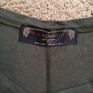 Free people olive colored top