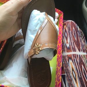 *SOLD!* Brand new Royal Tan Tory Burch Sandals.
