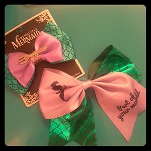 2 Little Mermaid Hairbows! New!