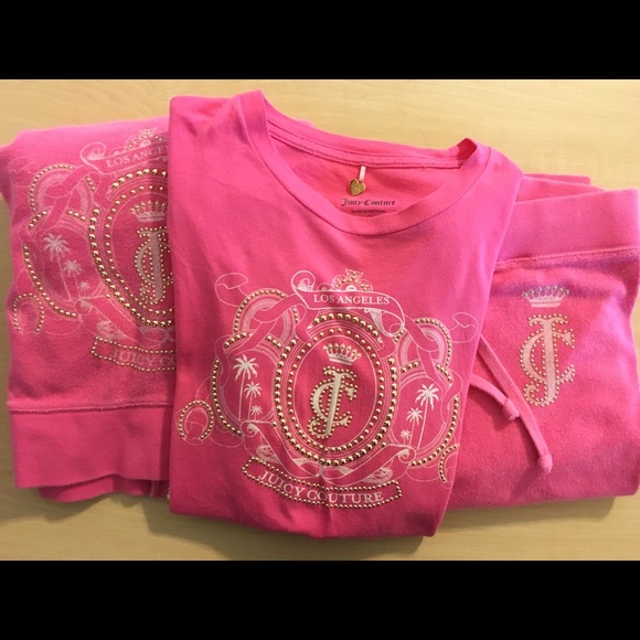 3 piece Juicy Couture Velour Track Suit