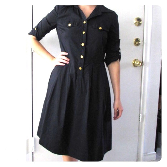 Tory Burch shirt dress in navy