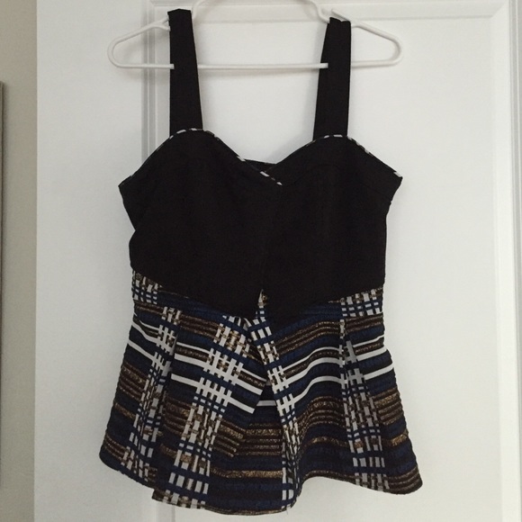 Peplum top from anthropologie