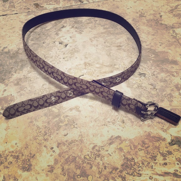 Coach Accessories - Brown Coach Classic Logo Belt