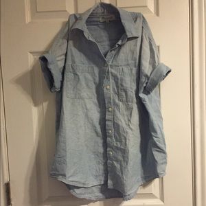 Madewell chambray courier shirt