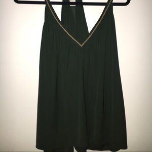 H&M Dark Green Top