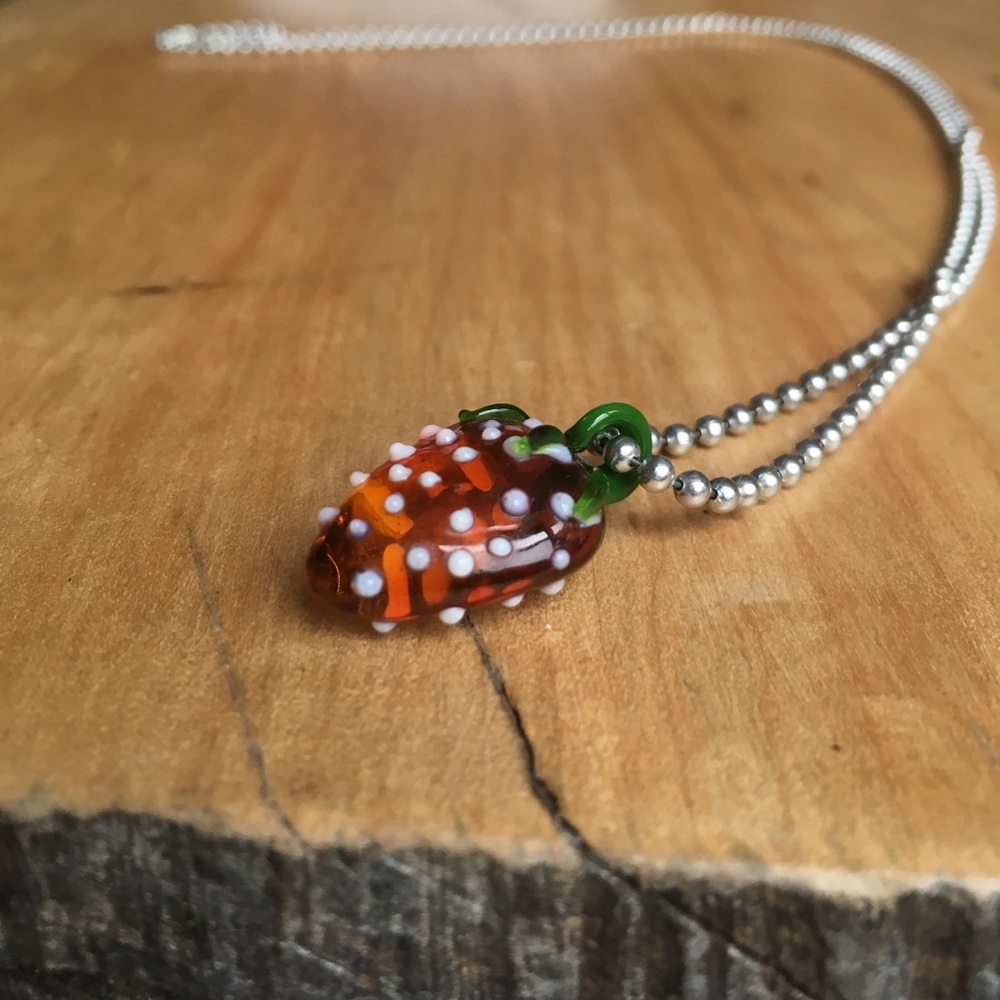 Strawberry necklace
