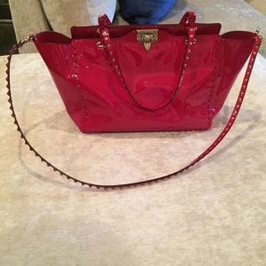 Valentino patented leather bag