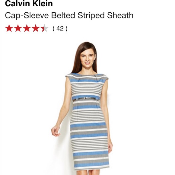 Calvin Klein Cap Sleeve Dress NWOT
