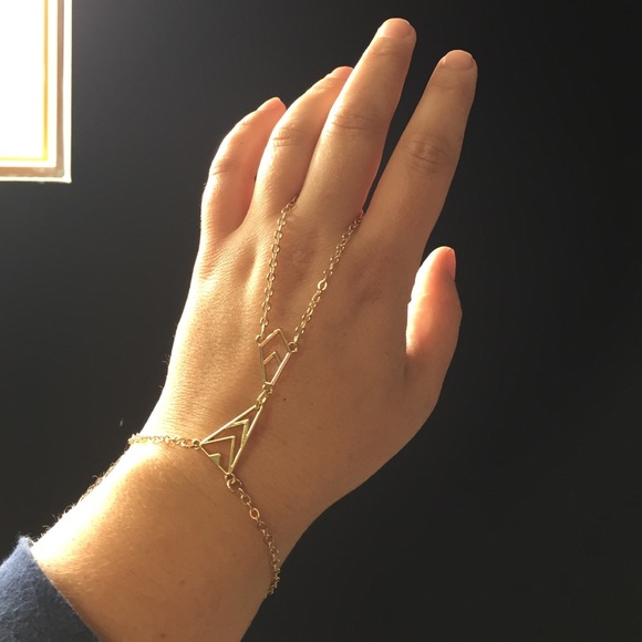 🧞‍♀️Gold tone ring bracelet⚱ - Picture 4 of 4