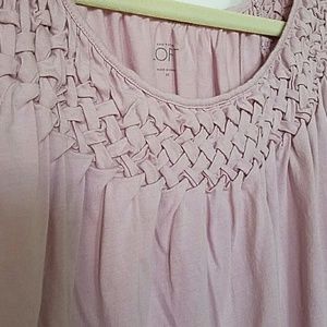 LOFT top with flutter sleeves