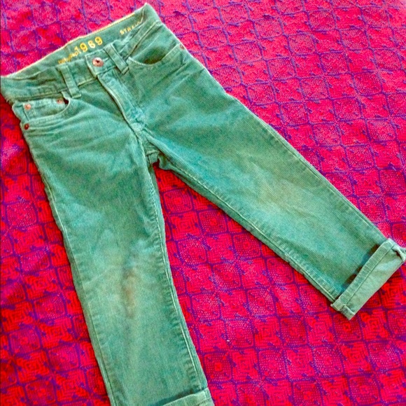 👖BABY GAP TURQUOISE CORDS SZ 3T👖GORGEOUS COLOR