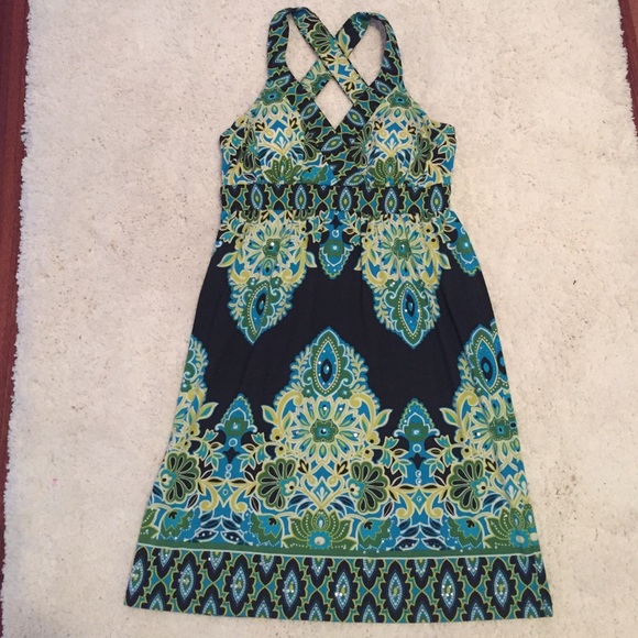 Multicolored sequin dress