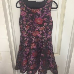 Alice and Olivia Fitted Bodice Cutout Back Dress