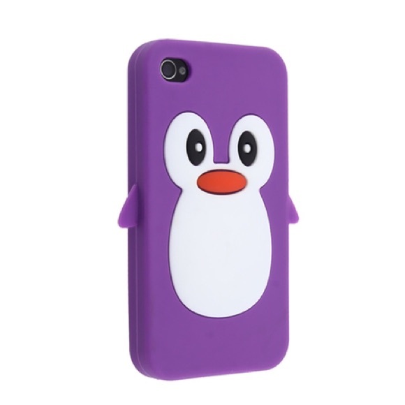 Perfect Purple Penguin Iphone Case - Picture 1 of 1