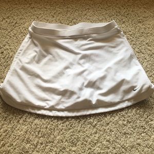 White Nike Tennis Skirt